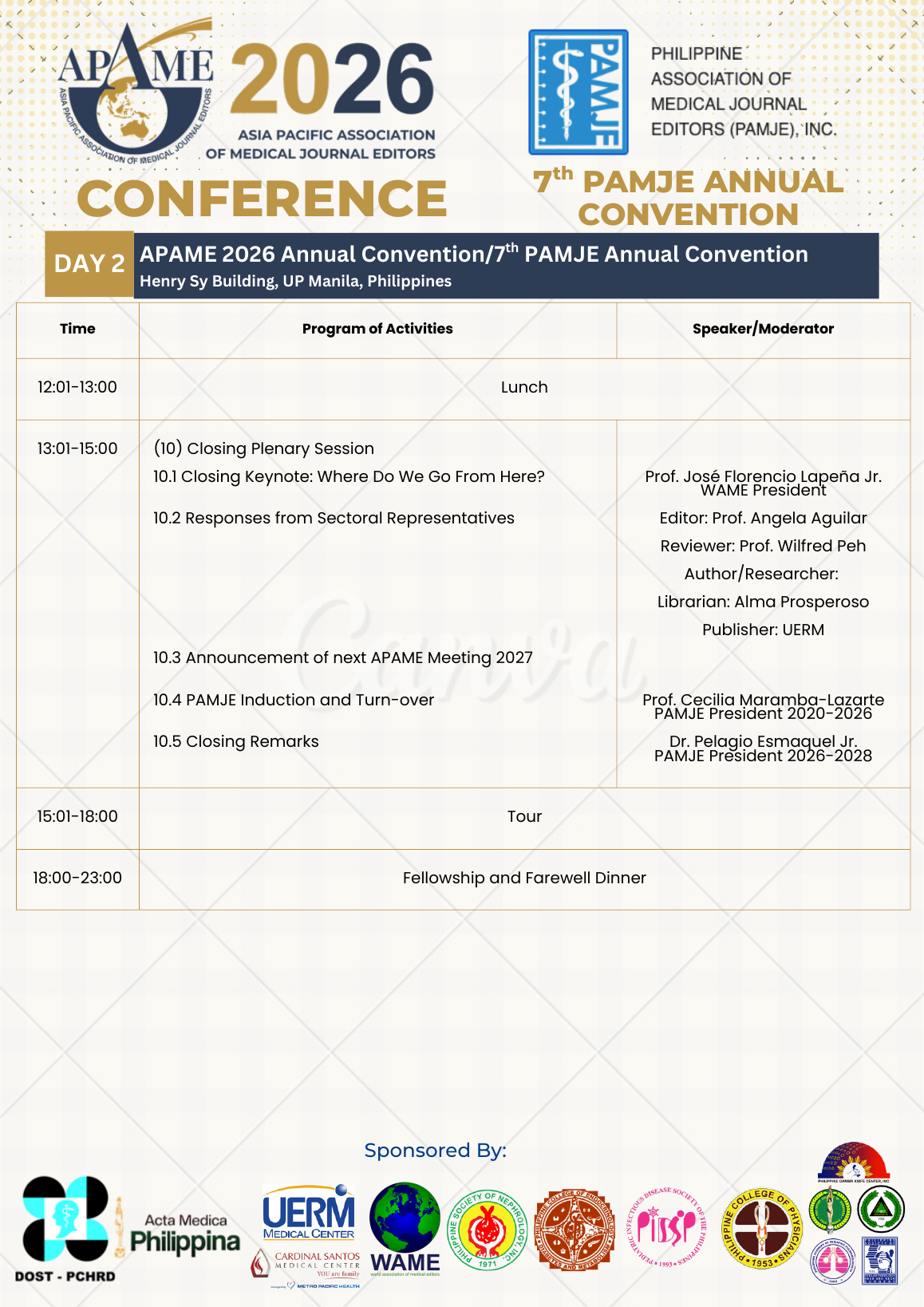 APAME 2026 day 2 program page 2